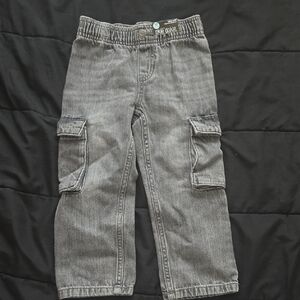 OshKosh B'gosh Kids Gray Cargo Jeans
